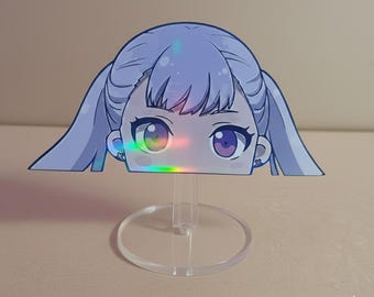 Pegatina holográfica de Black Clover (Noelle) Peaker