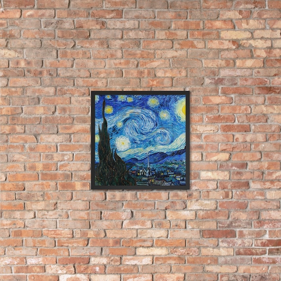 Vincent Van Gogh's the Starry Night 1889 Famous Painting - Etsy