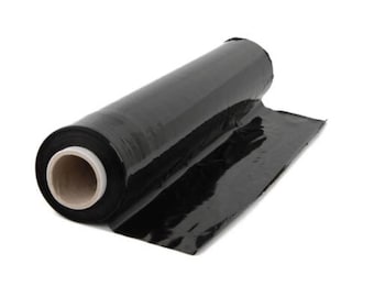 Rollo de envoltura de plástico (500 pies) (NEGRO)