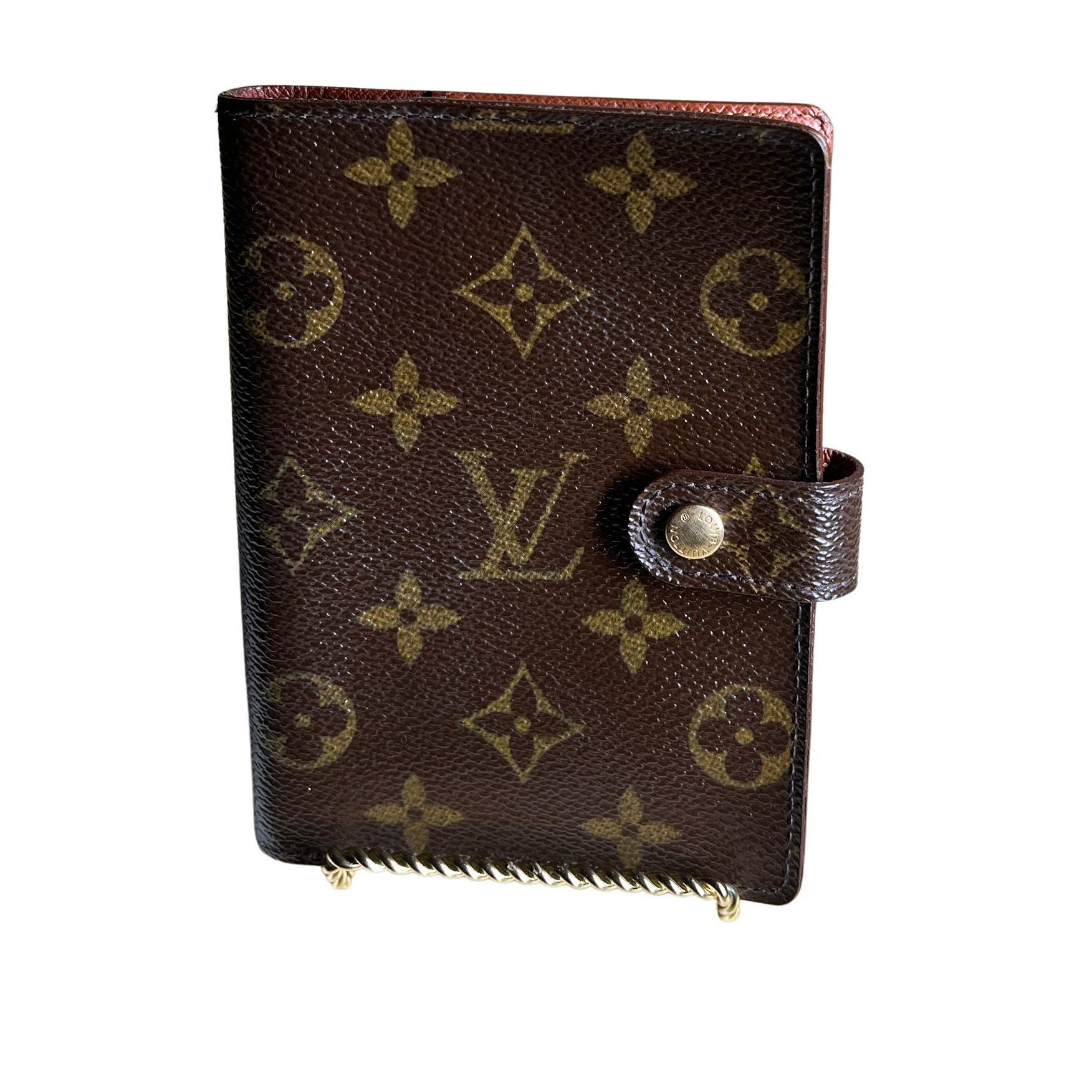 Louis Vuitton Monogram Small Ring Agenda Cover Preowned and 