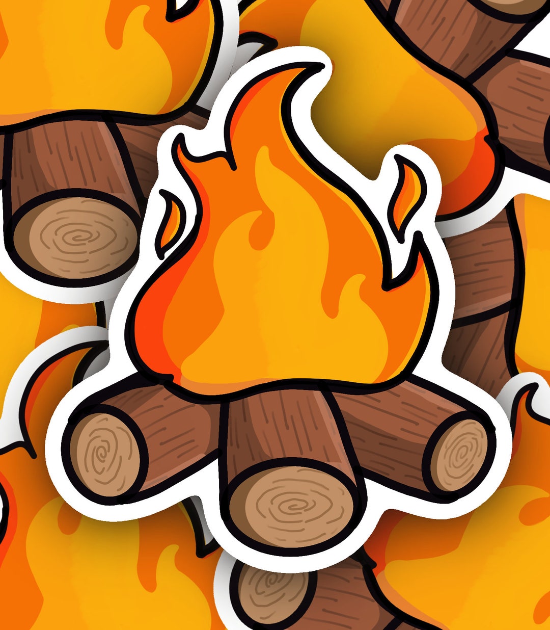 Die Cut Vinyl Sticker: Vinyl/waterproof/glossy - 3-inch - Camping and ...
