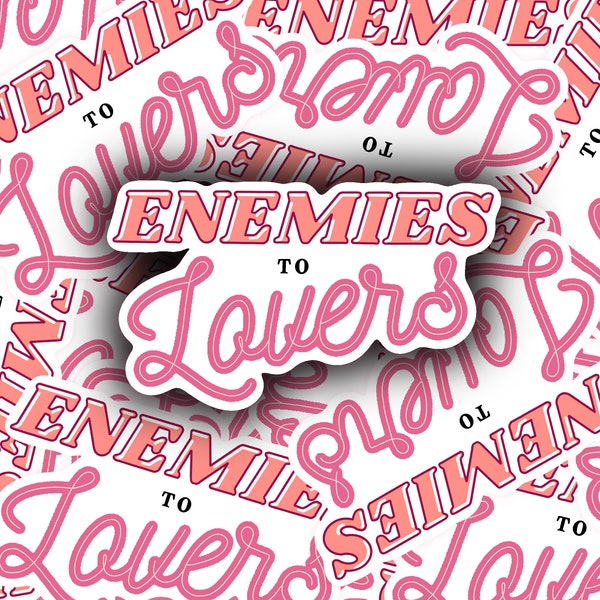 Die Cut Vinyl Sticker: Vinyl/Waterproof/Glossy - 3-inch - Book Sticker - Classy and Nerdy - Enemies to Lovers