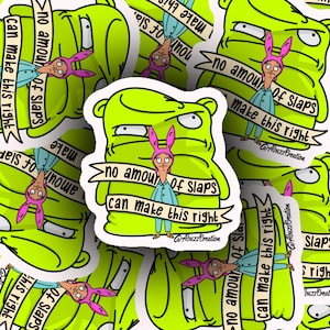 Louise Bad Kuchi Kopi Sticker – Bob’s Burgers Vinyl Decal – 3&quot; Die Cut, Waterproof Glossy, Cute Cartoon Sticker