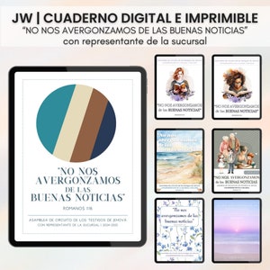 JW Cuaderno numérique « No nos avergonzamos de las buenas noticias » | 2024-2025 | Circuit imprimé | Descarga numérique | Imprimable