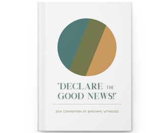 JW 2024 Declare the Good News Regional / Special Convention Hardcover Notebook Journal for Note Taking