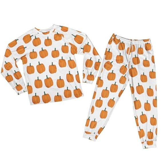 Halloween Pajamas Pumpkin Patterns Toddler Pajamas - Etsy