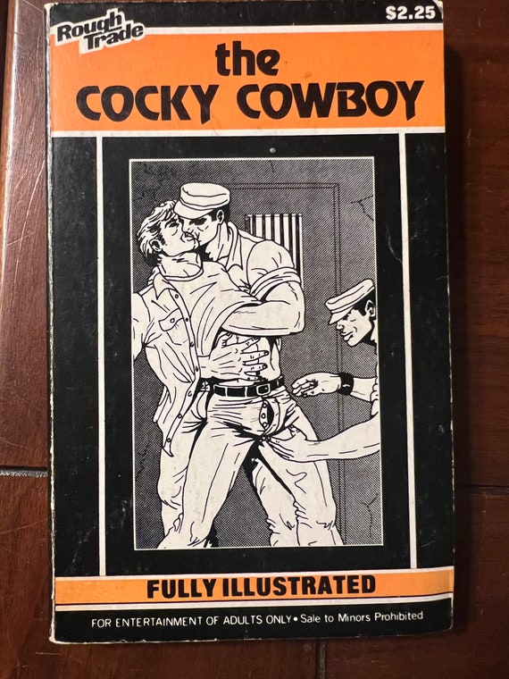 Vintage Gay Pulp Fiction Book the Cocky Cowboys Rough Trade - Etsy