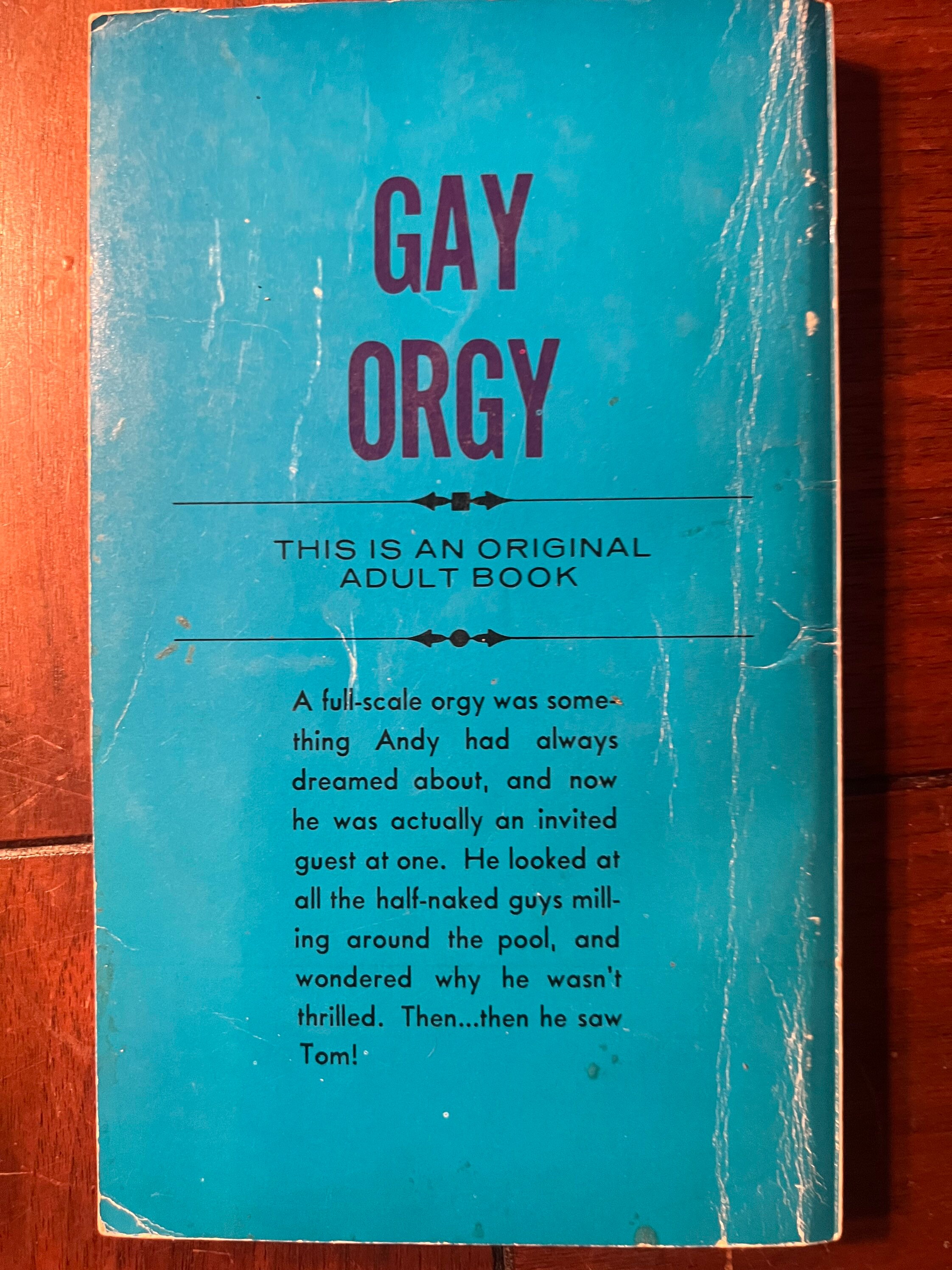 Vintage Gay Pulp Fiction Book gay Orgy 1968 Adult Book AB443 - Etsy