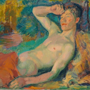 Awakening Faun by Magnus Enckell (Finnish, 1914)
