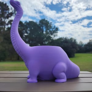 3D Printed Herbivore Dinosaur Planter – Fun Decor for Home & Office, Unique Dinosaur Planter for Succulents, Perfect Gift for Dino Lovers