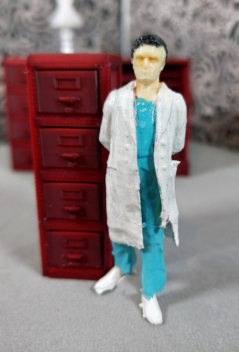 1:24 Scale (half Scale) Dr. Wellbee is a 3D Printed Figure of Dude ...
