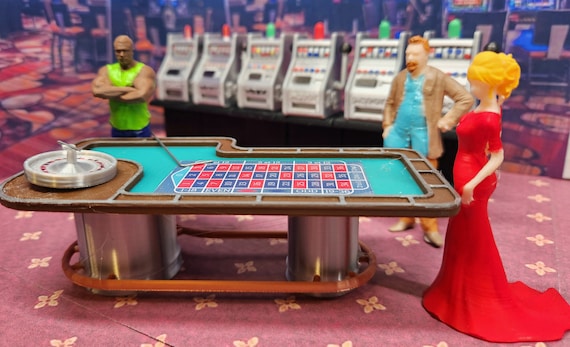 1:24 Scale (half Scale) Roulette Table for Your Private Casino