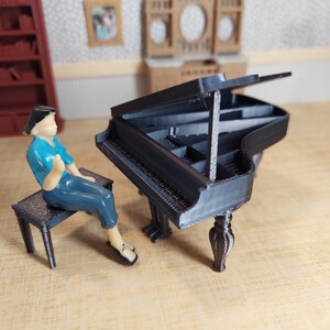 thumbnail image 2 of Odoria 1:12 Miniature Keyboards Electronic Organ Electone None Playable Musical 2 of 13