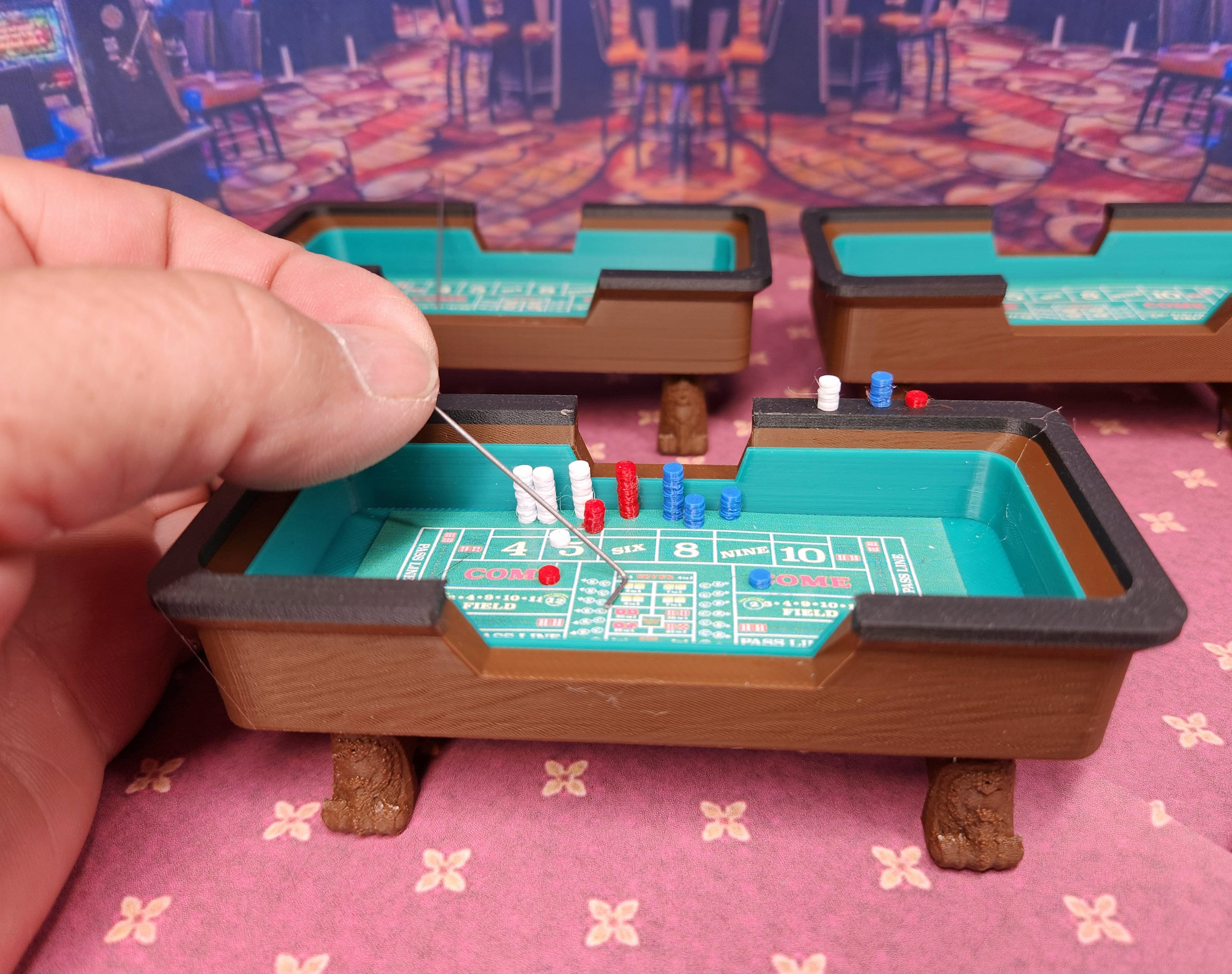 1:24 scale Craps Table for your private casino! - Picture 10 of 10