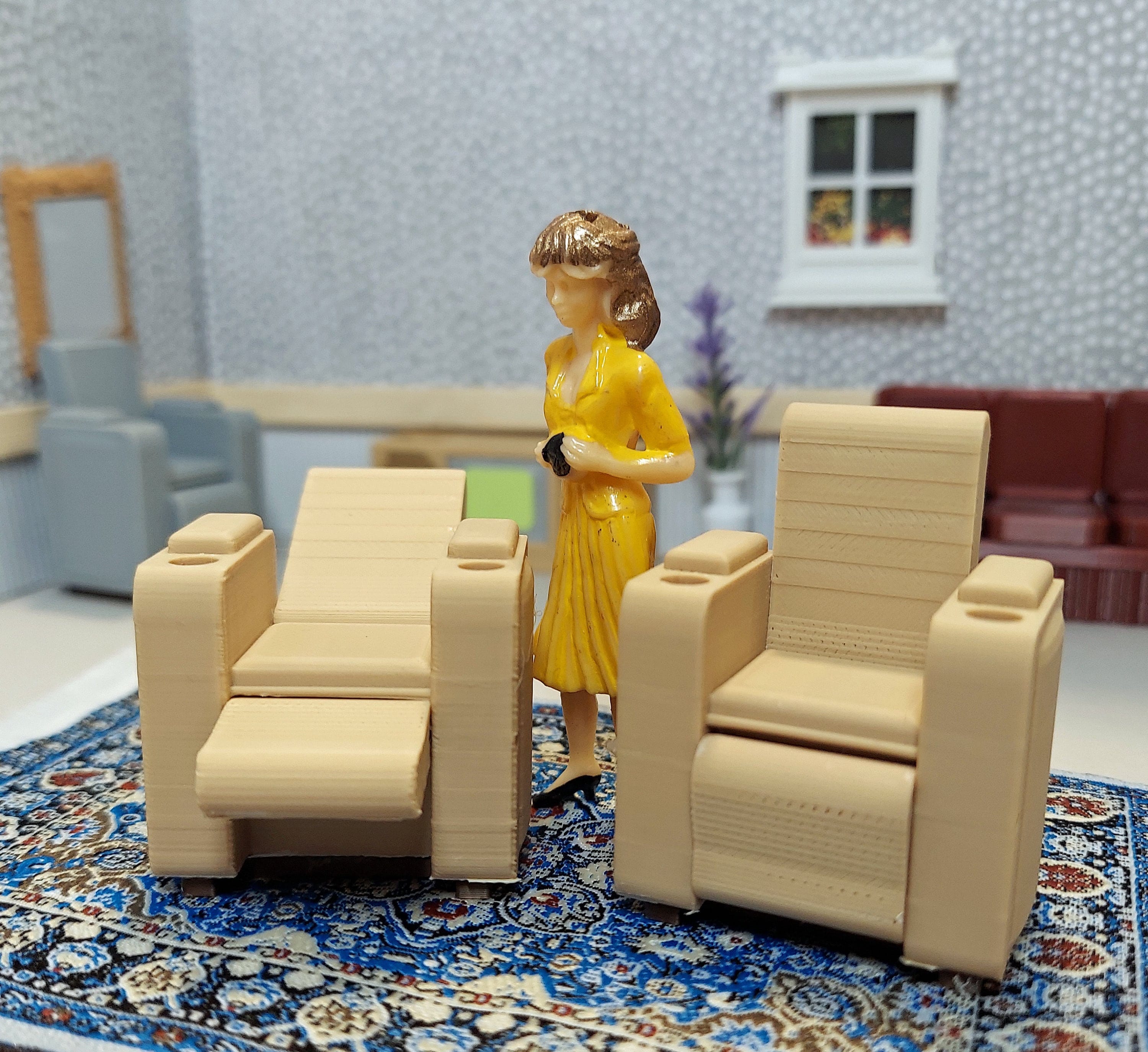 Miniature Recliner Etsy UK