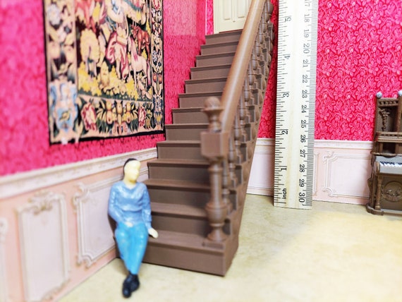 Ringhiera Portico Casa Bambole 2 Set 12" Binario Manuale E Guida - Foto 9