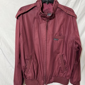 Vintage Members Only Jacket. Size M. Maroon - Etsy Canada