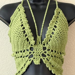 Custom Crochet Butterfly Top