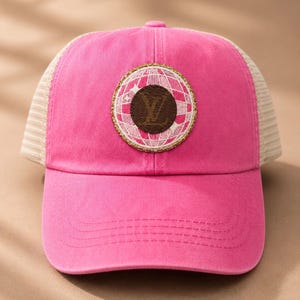 Authentic Upcycle LV and Gucci ladies caps