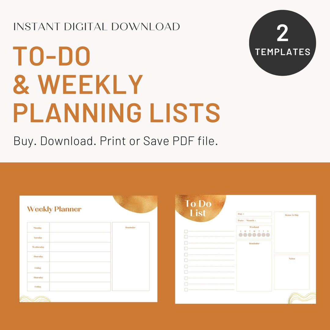 Printable To do List Weekly Planner Instant Digital PDF Download Etsy printable-to-do-list-weekly-planner-instant-digital-pdf-download-etsy