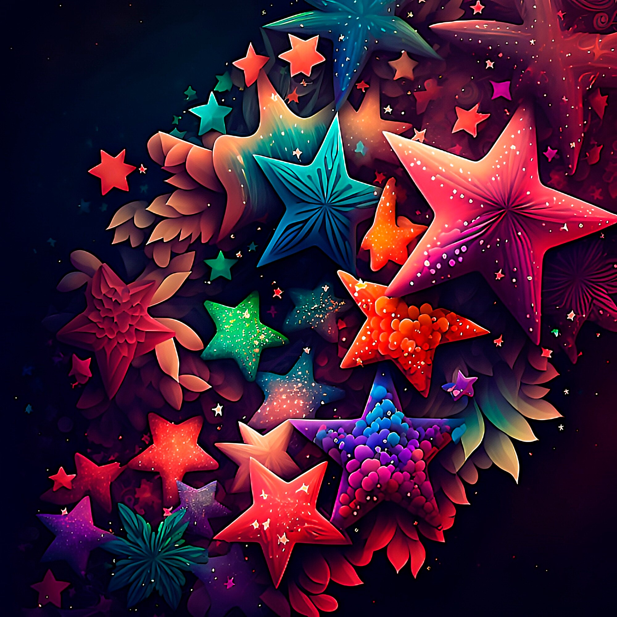 Stary Background PNG - Etsy