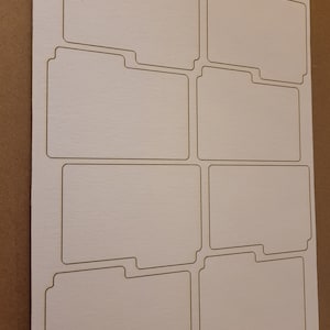 Card Dividers SVG-bestand voor verzamelkaarten, bordspellen en kaartspellen
