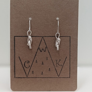 Climbing Jewelry - Figure 8 Rock Climbing Earrings