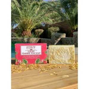 Luxury Feminine Yoni Soap Bar - PH Balanced - Triple Butter with Organic Rose Oil