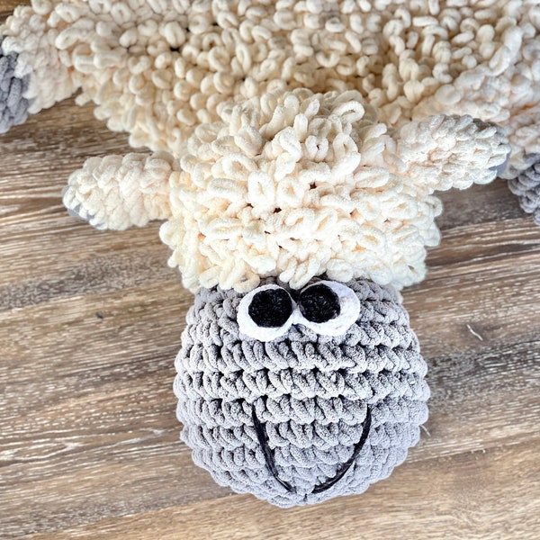 Crochet Soft Baby Lamb Play Mat! Pick your colors!!