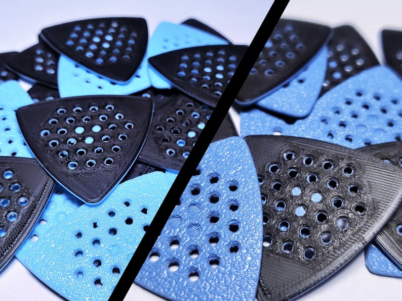 Dual Color 3D Printed Guitar Picks 10 PACK Etsy
