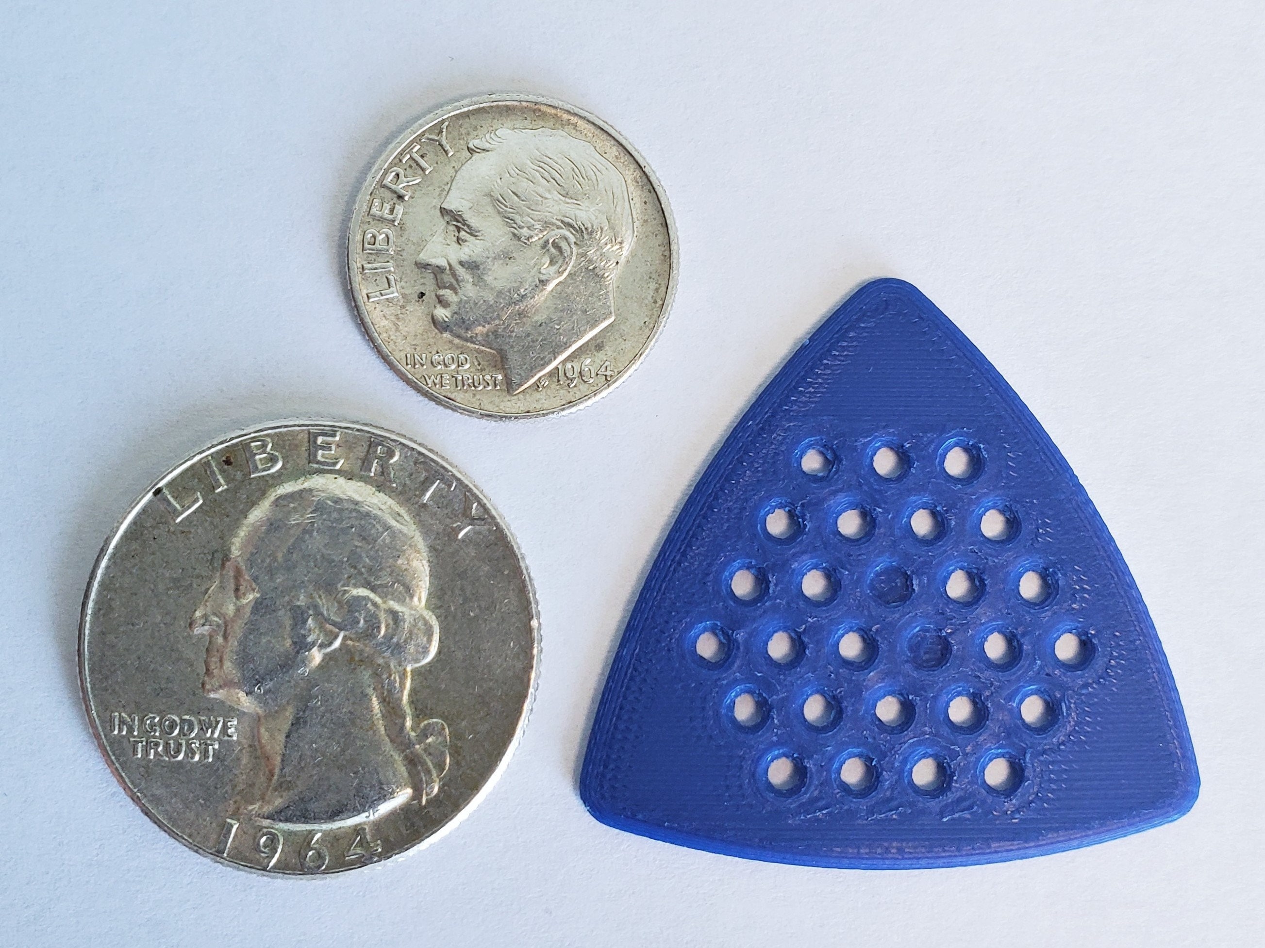 3D Printed Guitar Picks 10 PACK single Color Etsy