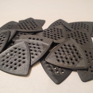Carbon Fiber Textured Guitar Picks [10 PACK]