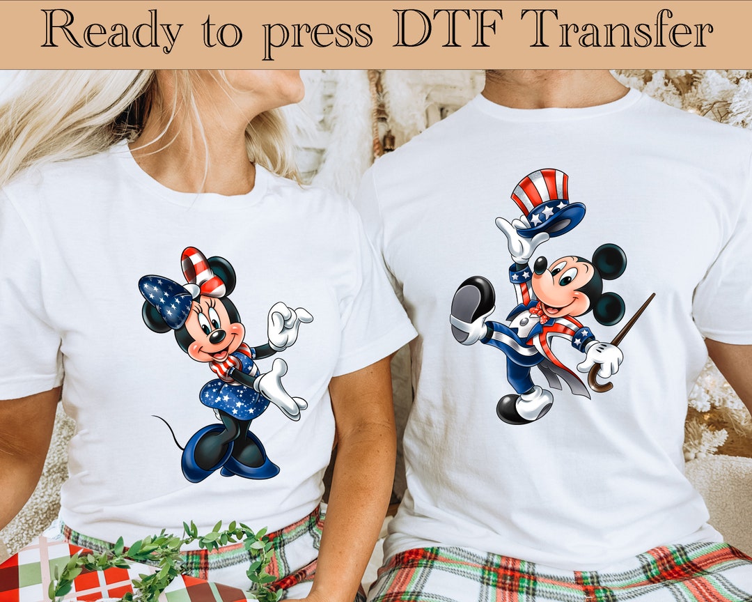 mickey and minnie 4th of july figures