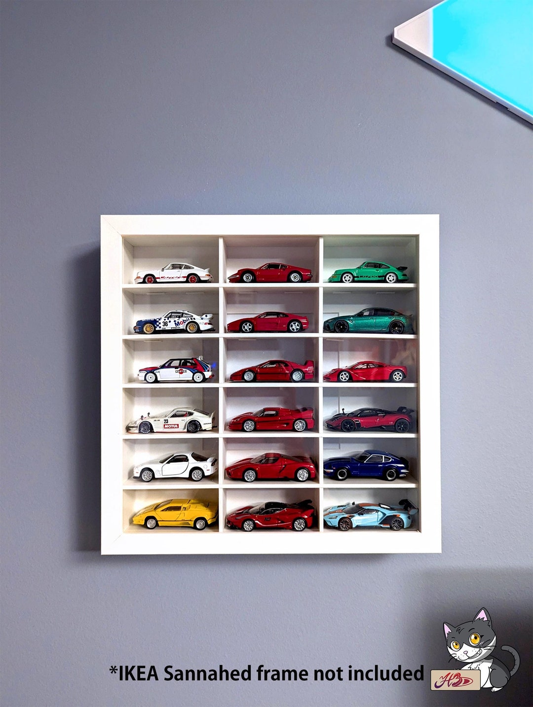 1/64 Diecast Car Display Dividers FOR IKEA Sannahed Frame - Etsy