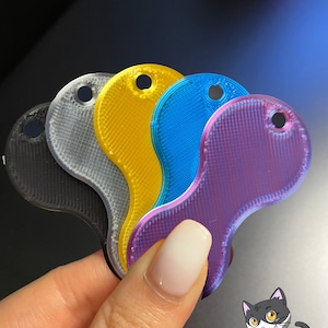 両面ショッピングカートキー | 1ドルと25セント硬貨サイズが1つに | カナダへの送料無料