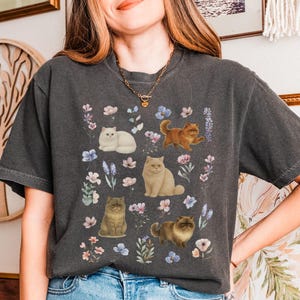 Persian Cat Mom Comfort Colors shirt, Cute Floral Persian cat owner gift, Cat mama shirt, cat lover tee, Pet parent gift, Cat gift