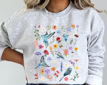 Budgie sweatshirt, Bird lover sweater, Budgie mom sweatshirt, Parakeet budgie crewneck, Gift for parakeet owner, Bird shirt funny
