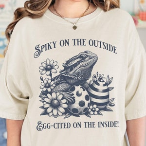 Bearded dragon shirt Comfort colors gift for animal lover tshirt, Easter bearded dragon owner, Lizard mama gift