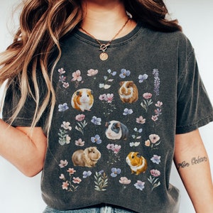 Guinea pig shirt Comfort colors gift for animal lover tshirt, Guinea pig mom shirt owner Christmas cute guinea pig mama gift