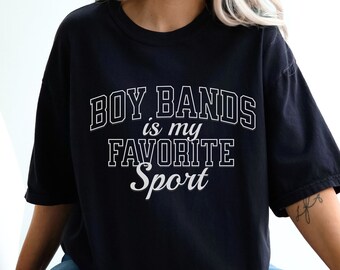 Boy bands shirt Comfort colors gift for 90s music lover tshirt, Boy band fan graphic tee Christmas gift funny reunion era t shirt