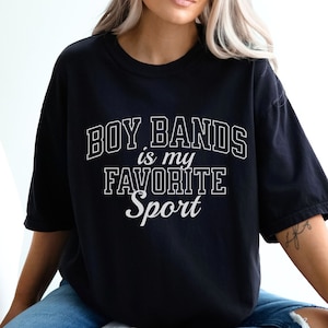 Boy bands shirt Comfort colors gift for 90s music lover tshirt, Boy band fan graphic tee Christmas gift funny reunion era t shirt