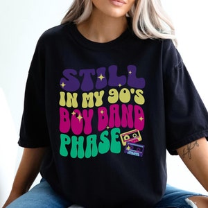 Boy bands shirt Comfort colors gift for 90s music lover tshirt, Boy band fan graphic tee elder millennial gift, Reunion concert t shirt