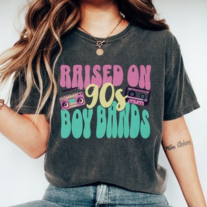 Boy bands shirt Comfort colors gift for 90s music lover tshirt, Boy band fan graphic tee Christmas gift funny reunion era t shirt