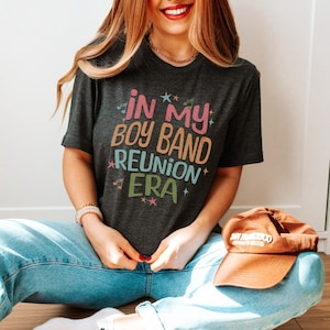 Boy bands shirt gift for 90s music lover tshirt, Boy band fan graphic tee Birthday gift funny reunion era t shirt, Elder millenial shirt