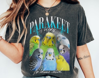 Budgie shirt Comfort colors gift for Bird lover tshirt, Parakeet budgie mom shirt, Budgie owner t shirt, Budgie mom gift, Bird shirt funny