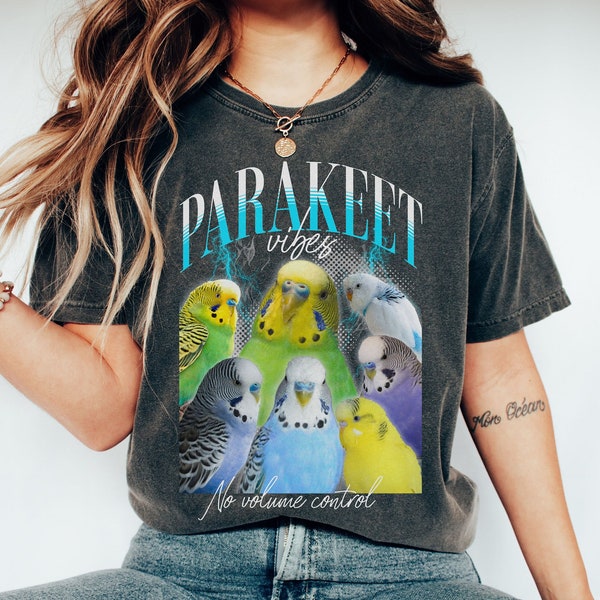 Budgie shirt Comfort colors gift for Bird lover tshirt, Parakeet budgie mom shirt, Budgie owner t shirt, Budgie mom gift, Bird shirt funny