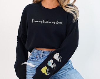 Custom Budgie sweatshirt gift for Bird lover sweater, Budgie mom sweatshirt, Personalized Parakeet budgie crewneck, Gift for parakeet owner