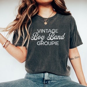 Boy bands shirt Comfort colors gift for 90s music lover tshirt, Boy band fan graphic tee concert gift funny reunion era t shirt
