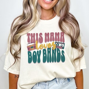 Boy bands shirt Comfort colors gift for 90s music lover tshirt, Boy band concert graphic tee fan gift funny reunion t shirt