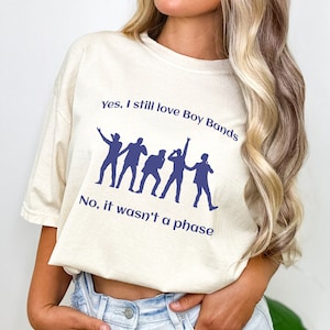 Boy bands shirt Comfort colors gift for 90s music lover tshirt, Boy band fan graphic tee Birthday gift funny reunion t shirt